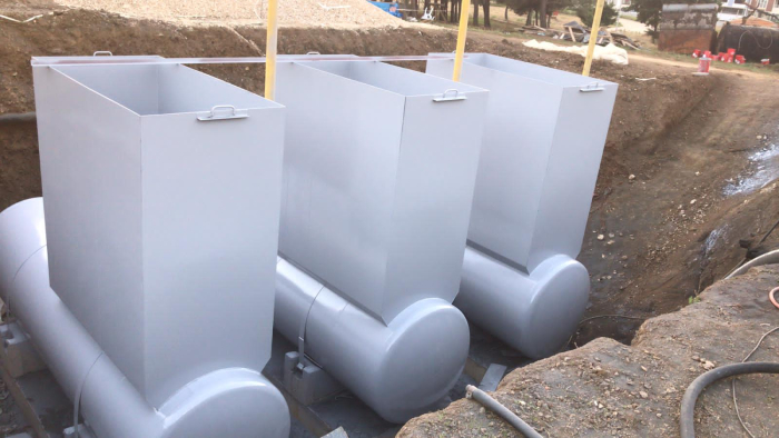 ARDEM CONSTRUCTION - MSB Balıkesir - Bandırma Tank Farms Sandblasting and painting application on tanks