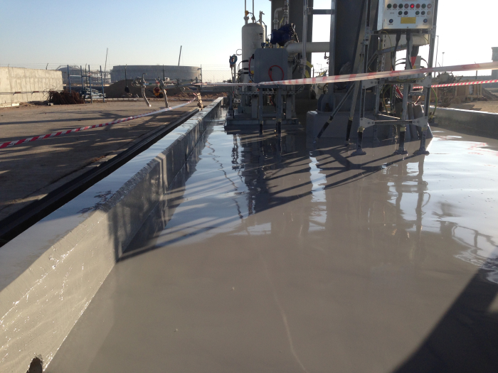 ENKA - Lukoil West Qurna 2 PP IRAQ PFP Application - Floor Epoxy Application