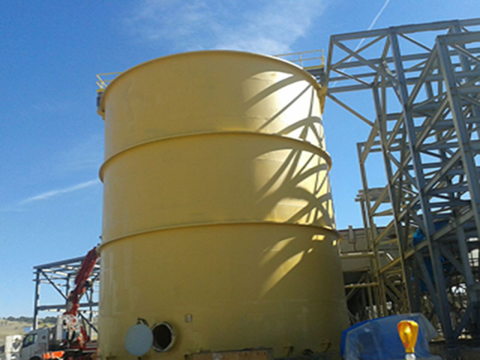 TEKNOKON - Meta Nickel Cobalt GORDES-MANİSA Tank Internal - External Painting and Sandblasting Application